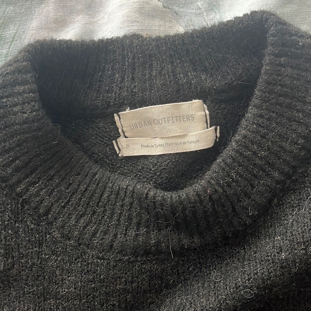 Urban Outfitters black knit wool sweater